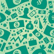 Economy seamless pattern