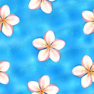Flowers on the Water Surface Seamless Background Raster version N2
