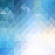 Blue White Bright Mosaic Background Creative Design Templates N9