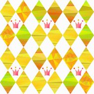 seamless pattern with carnival crown N2
