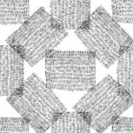 Seamless stylish hand drawn pattern N13