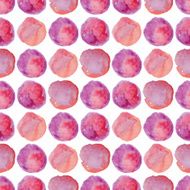 Watercolour polka dot seamless pattern N32