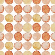 Watercolour polka dot seamless pattern N34