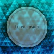 Abstract background for design with frosted glass