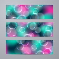 Set of templates for banners N3