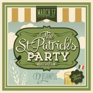 Saint Patrick&#039;s Day Typographical Background
