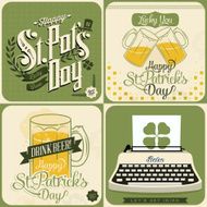 Retro Saint Patrick&#039;s Day card