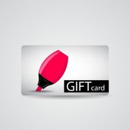 Abstract Beautiful Tools Gift Card Design Vector Illustration