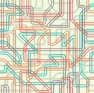 Seamless abstract colorful background made of lines