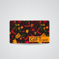 Abstract Beautiful Gift Card Design Vector Illustration N3