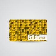 Abstract Beautiful Gift Card Design Vector Illustration N5