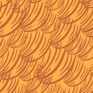 Simple Wave Orange Pattern