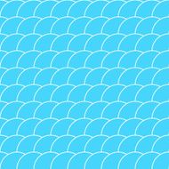 Seamless vector pattern with blue scales
