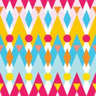 Seamless vector pattern of geometric elements