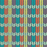 Seamless colorful background with knitted fabric pattern