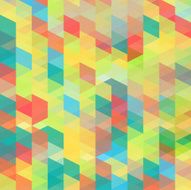 Colorful abstract background with geometric pattern