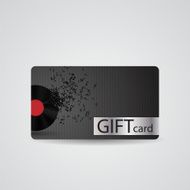 Abstract Beautiful Music Gift Card Design Vector Illustration N3