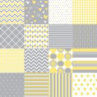 Set of seamless geometric patterns N36