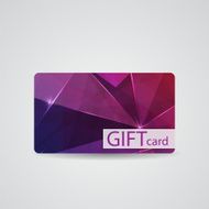 Abstract Beautiful Gift Card Design Vector Illustration N19