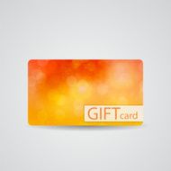 Abstract Beautiful Gift Card Design Vector Illustration N20