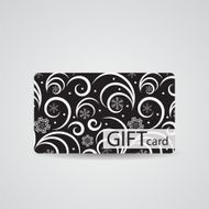 Abstract Beautiful Winter Christmas Gift Card Design Vector Ill N2