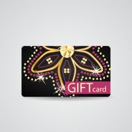 Abstract Beautiful Diamond Gift Card Design Vector Illustration N7