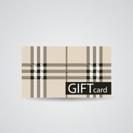 Abstract Beautiful Gift Card Design Vector Illustration N25