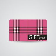 Abstract Beautiful Gift Card Design Vector Illustration N26
