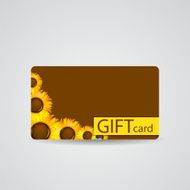 Abstract Beautiful Gift Card Design Vector Illustration N27