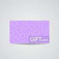 Abstract Beautiful Gift Card Design Vector Illustration N33