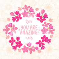 flowers wreath