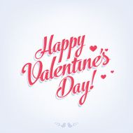Valentines day illustrations and typography elements N2