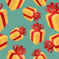 Gift boxes Seamless pattern background for holidays birthdays
