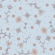 Seamless floral background N264