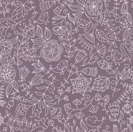 Abstract floral seamless pattern N35