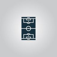 Soccer field icon Vector EPS 10