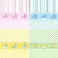 Four Colored Baby Wallpaper