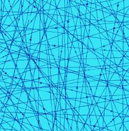 Blue linear network texture with dots