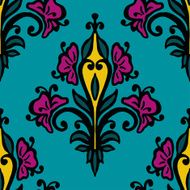 Seamless with vintage floral pattern N66