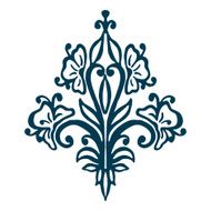Isolated Abstract Floral pattern N3