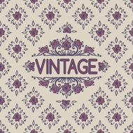 Seamless with vintage floral pattern N73