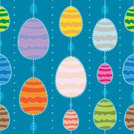 Happy easter cute holiday background seamless