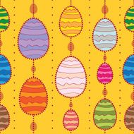 Happy easter cute holiday background seamless N2