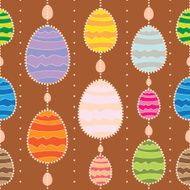 Happy easter cute holiday background seamless N3