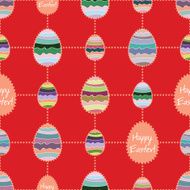 Happy easter cute holiday background seamless N5