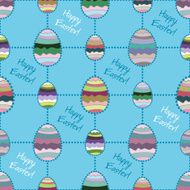 Happy easter cute holiday background seamless N7