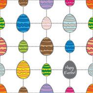 Happy easter cute holiday background seamless N8