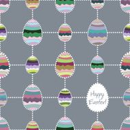 Happy easter cute holiday background seamless N9