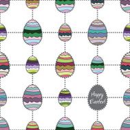 Happy easter cute holiday background seamless N10