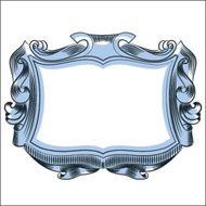 Vector vintage border frame N22